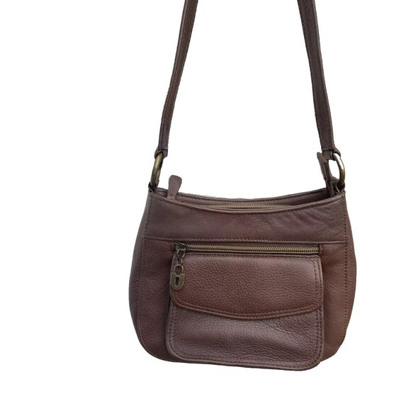 Vintage Sonoma Jean Co. Mini Leather Purse Hand Bag 6 x 7 - Picture 3 of 5